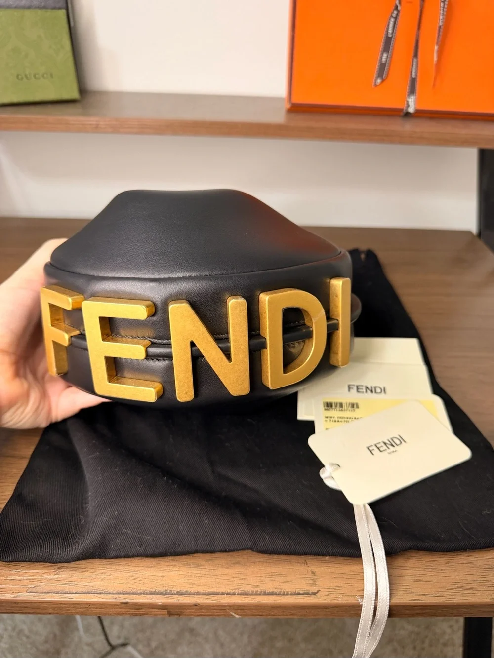 Authentic FENDI Fendigraphy Mini in Black - Brand New With Tags - Picture 1 of 15